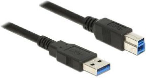 Delock 85070 5m USB A USB B Zwart USB-kabel