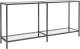 VidaXL Wandtafel 160x35x75,5 cm gehard glas transparant