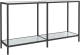 VidaXL Wandtafel 140x35x75,5 cm gehard glas wit