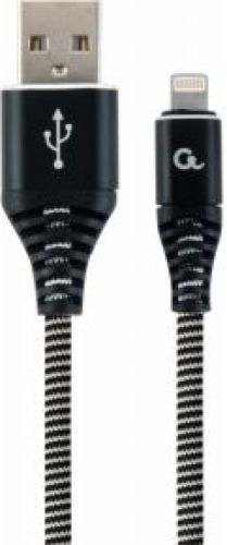 Gembird CC-USB2B-AMCM-1M-BW USB-kabel 2.0 USB A USB C Zwart, Wit