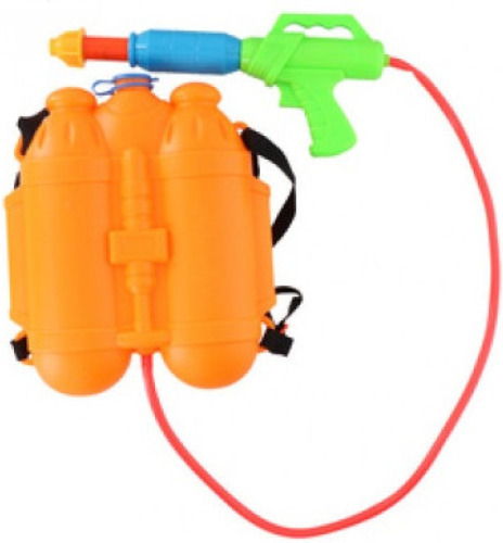 Merkloos 1x Speelgoed waterpistolen met watertank