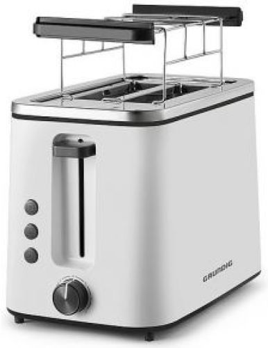 Grundig TA 5860 2snede(n) 800W Zwart, Wit broodrooster