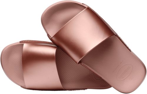 Havaianas Slippers SLIDE CLASSIC METALLIC in een metallic look