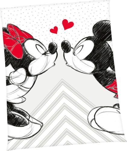 Disney Deken Disney´s Mickey en Minnie Mouse met liefdevol motief