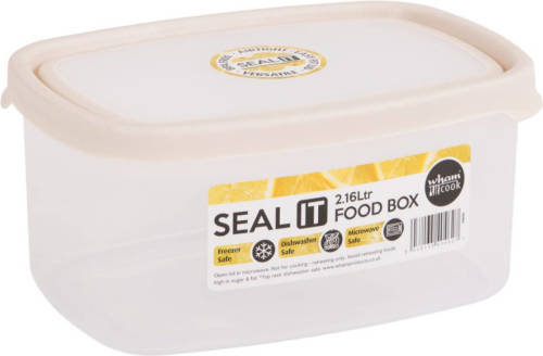 Wham Vershoudbakken Seal It 2,16 Liter Crème 2 Stuks