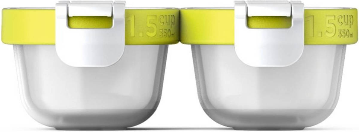 Zoku Vershoudbakjesset 14,7 Cm Polypropyleen Transparant 2 Stuks