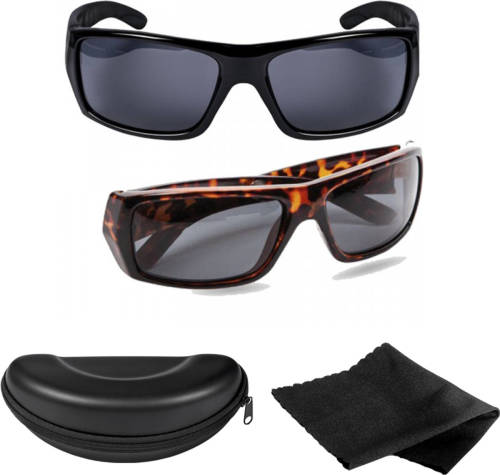 JML Polaris Zonnebril - Zwart & Tortoise