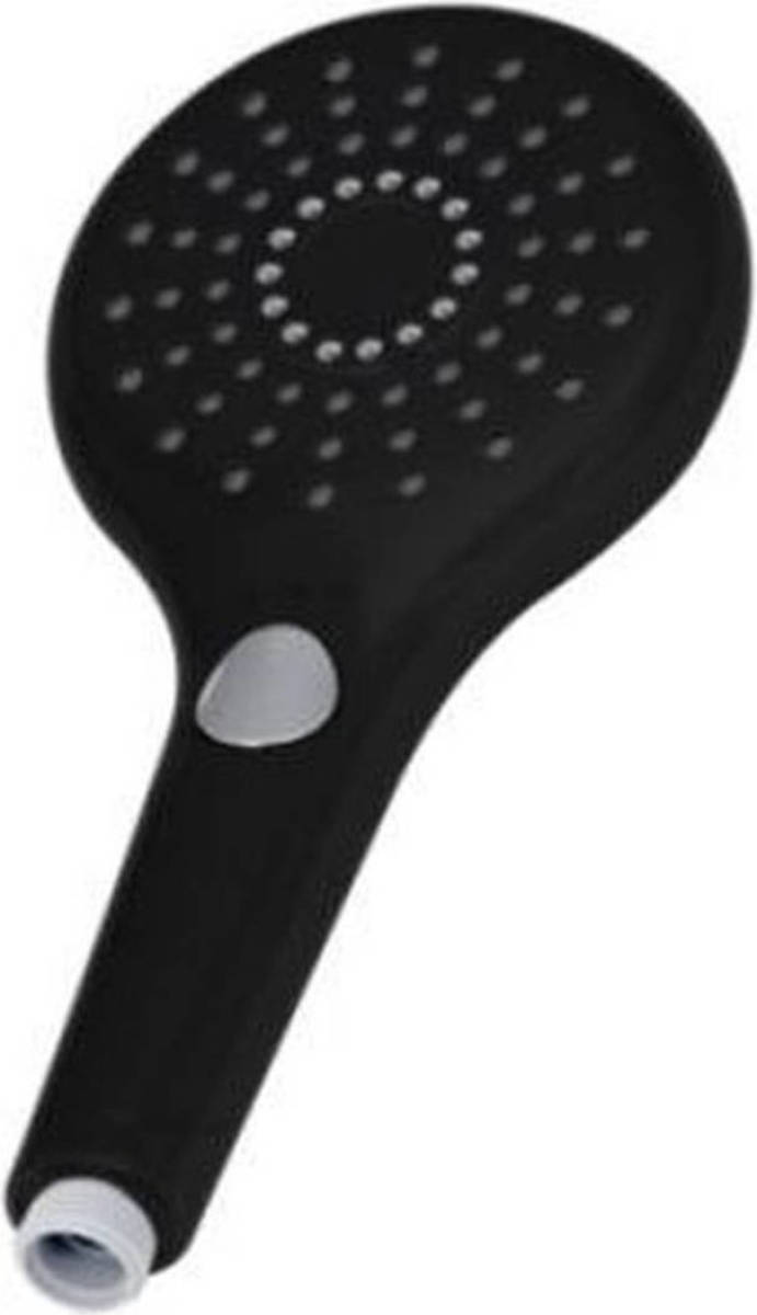 Haushalt Top Choice - Douchekop Met 3 Standen - 12 X 26 Cm - Matt Zwart