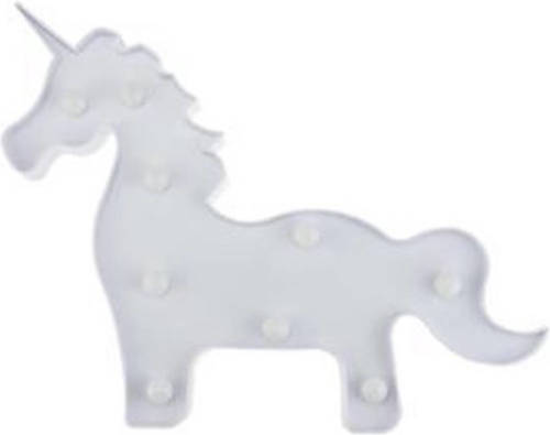 iBello Eenhoorn Unicorn Staand Led-lamp Wit