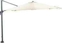 Garden Impressions Hawaii M Zweefparasol Ø330 Cm - Frame Donker Grijs - Doek Ecru