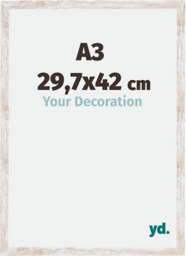 Your Decoration Catania Mdf Fotolijst 29,7x42cm A3 White Wash