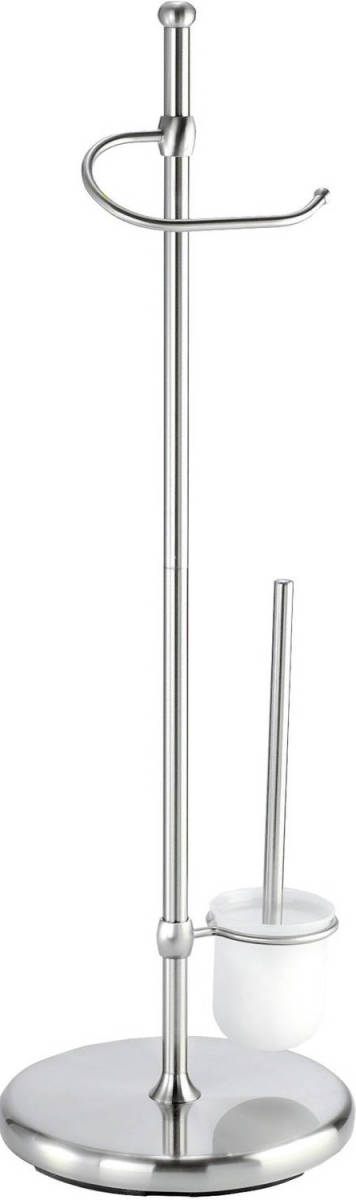 Wenko Toiletborstel/rolhouder Adiamo 29 X 95 Cm Matzilver