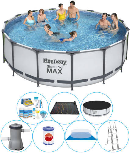 Bestway Steel Pro Max Rond 457x122 Cm - Zwembad Combi Deal