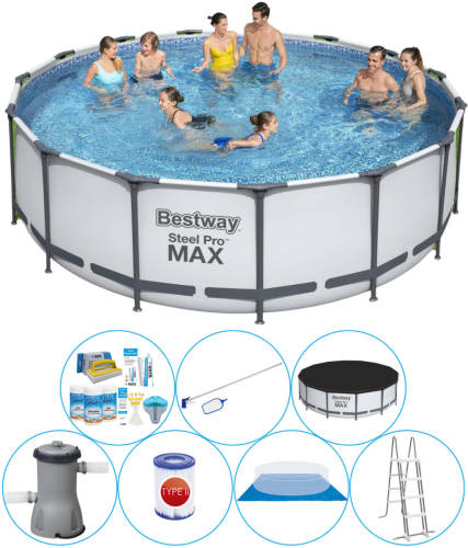 Bestway Steel Pro Max Rond 457x122 Cm - Zwembad Pakket