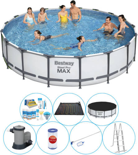 Bestway Steel Pro Max Rond 549x122 Cm - Zwembad Bundel