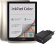 PocketBook Inkpad Color Zilver + XtremeMac Oplader met Usb A Poort 12W Zwart
