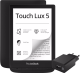 PocketBook Touch Lux 5 Ink + XtremeMac Oplader met Usb A Poort 12W Zwart