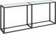 VidaXL Wandtafel 180x35x75,5 cm gehard glas witmarmerkleurig