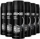 Axe Black bodyspray deodorant - 6 x 150 ml - voordeelverpakking
