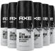 Axe Black deodorant - 6 x 150 ml - voordeelverpakking