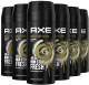 Axe Gold Temptation bodyspray deodorant - 6 x 150 ml - voordeelverpakking