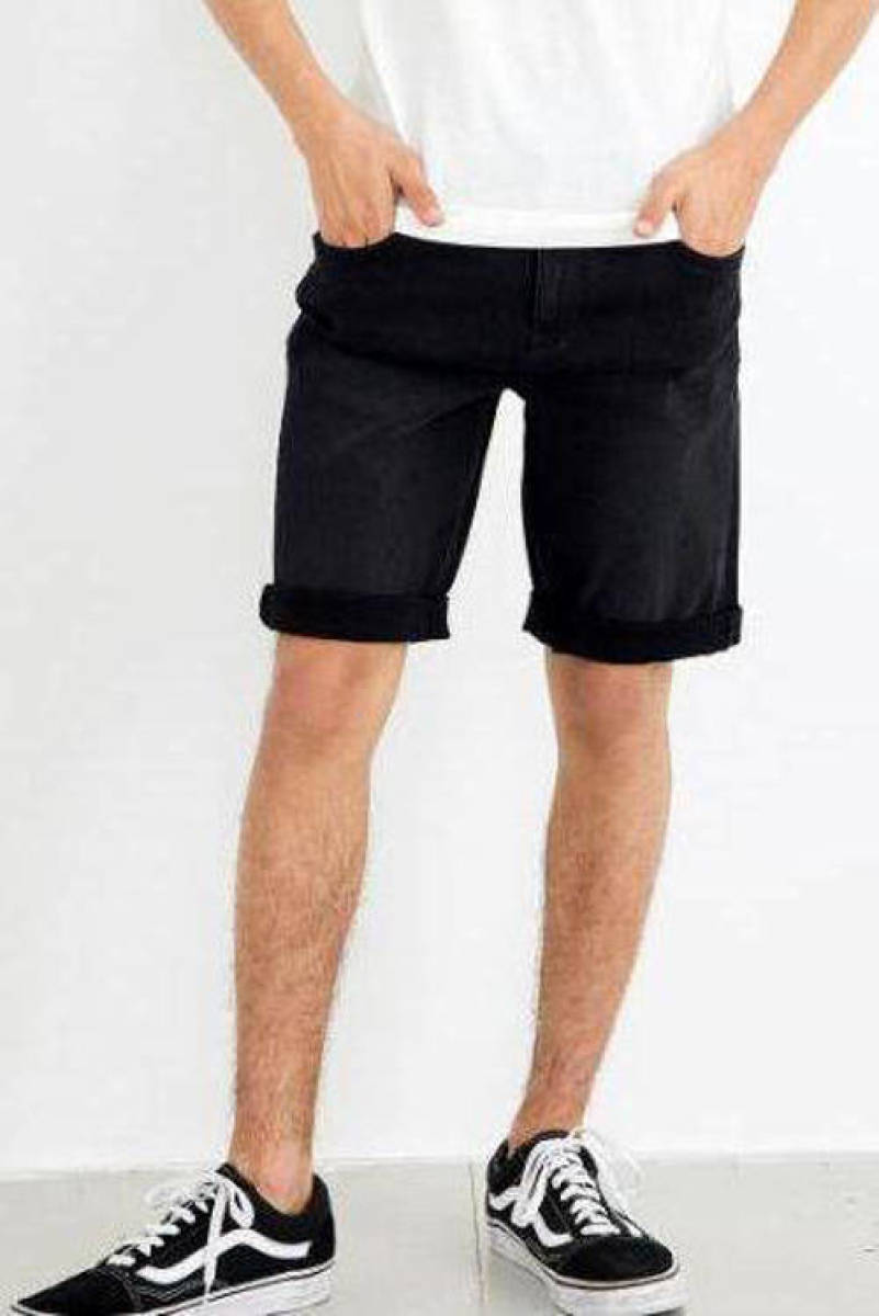 LMTD regular fit jeans bermuda NLMTOMO zwart