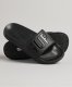 Superdry Sport Code Core Pool Slide badslippers zwart