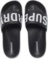 Superdry Sport Code Core Pool Slide badslippers zwart/wit
