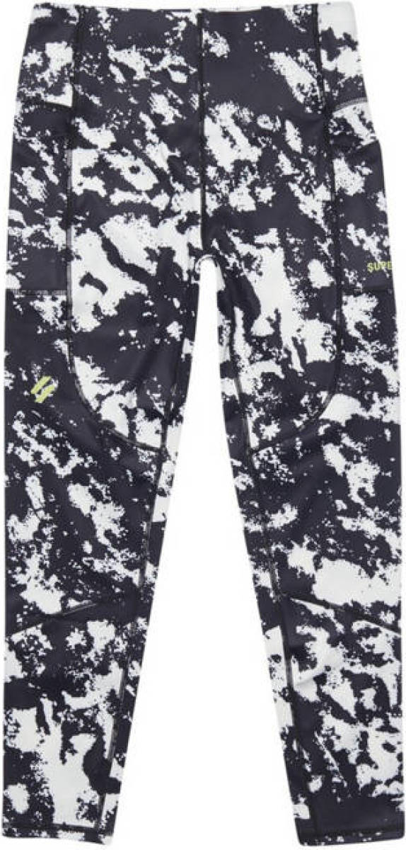 Superdry Sport 7/8 hardlooplegging zwart/wit