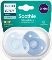 Philips Avent fopspeen SCF099/21 CURVED SOOTHIE BOY 0-6M (set van 2)