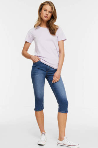 anytime Capri jeans donkerblauw