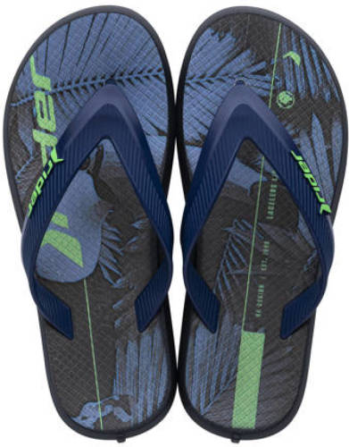 Rider R1 Energy teenslippers blauw/zwart/groen