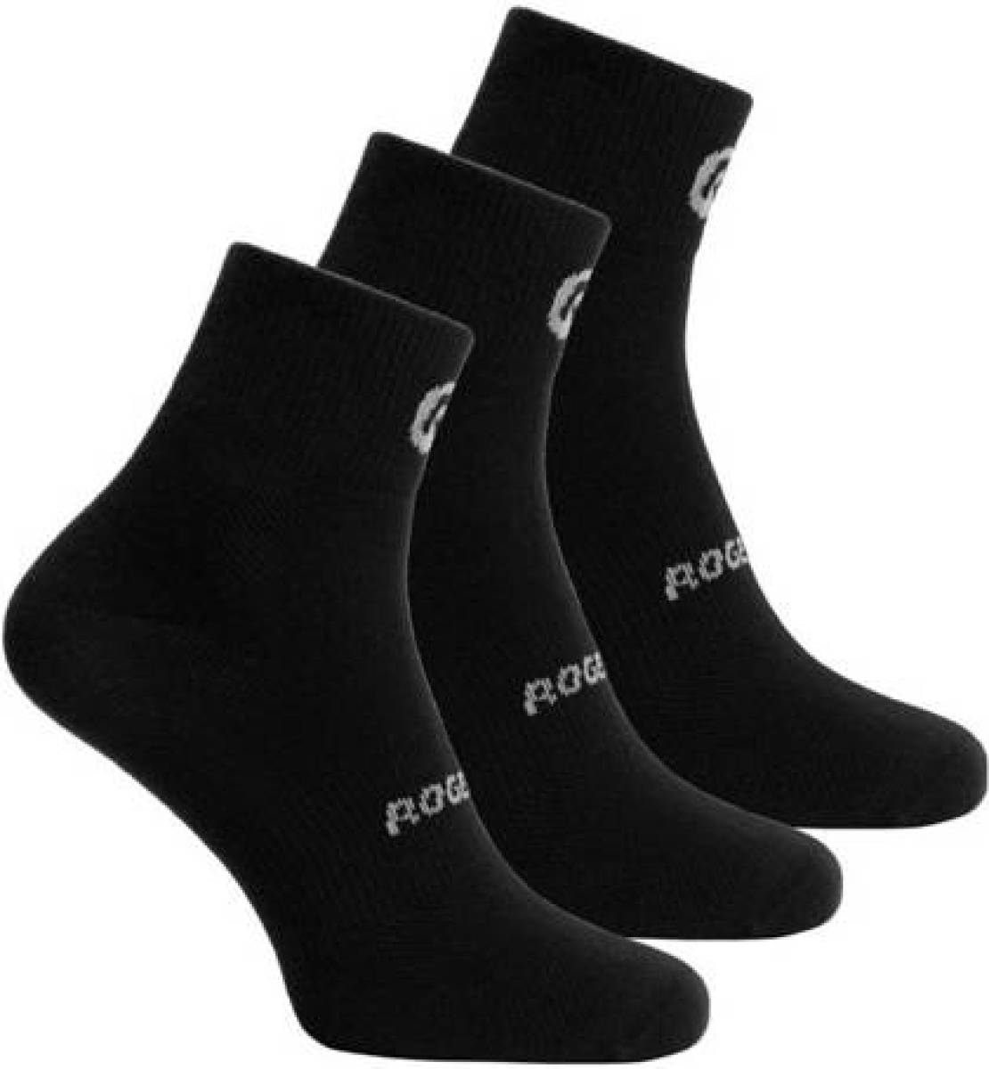Rogelli Senior sportsokken - set van 3 zwart