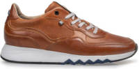 Floris van bommel Nineti leren sneakers cognac