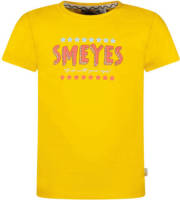 Moodstreet T-shirt met tekst geel
