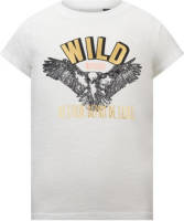 Retour Denim T-shirt Bondy met printopdruk offwhite