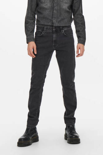 ONLY & SONS regular fit jeans ONSWEFT pk1889 black denim