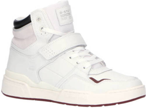 G-star Raw Attacc Mid Lea W hoge leren sneakers wit