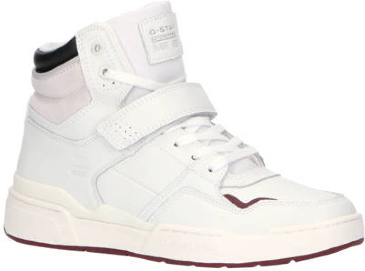 G-star Raw Attacc Mid Lea W hoge leren sneakers wit
