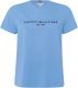 Tommy Hilfiger Curve T-shirt van biologisch katoen blauw/zwart/rood