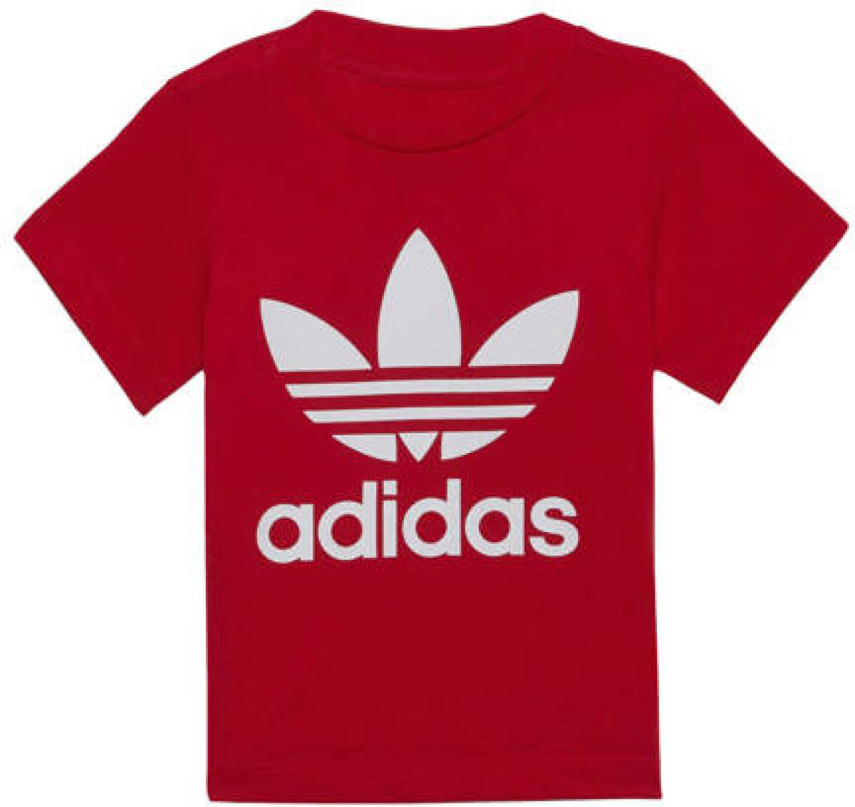 adidas Originals T-shirt rood/wit
