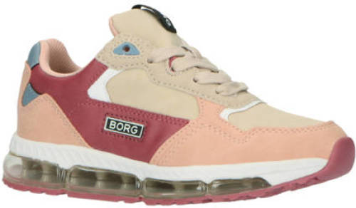 Bjorn borg X500 MIX K suède sneakers roze/beige