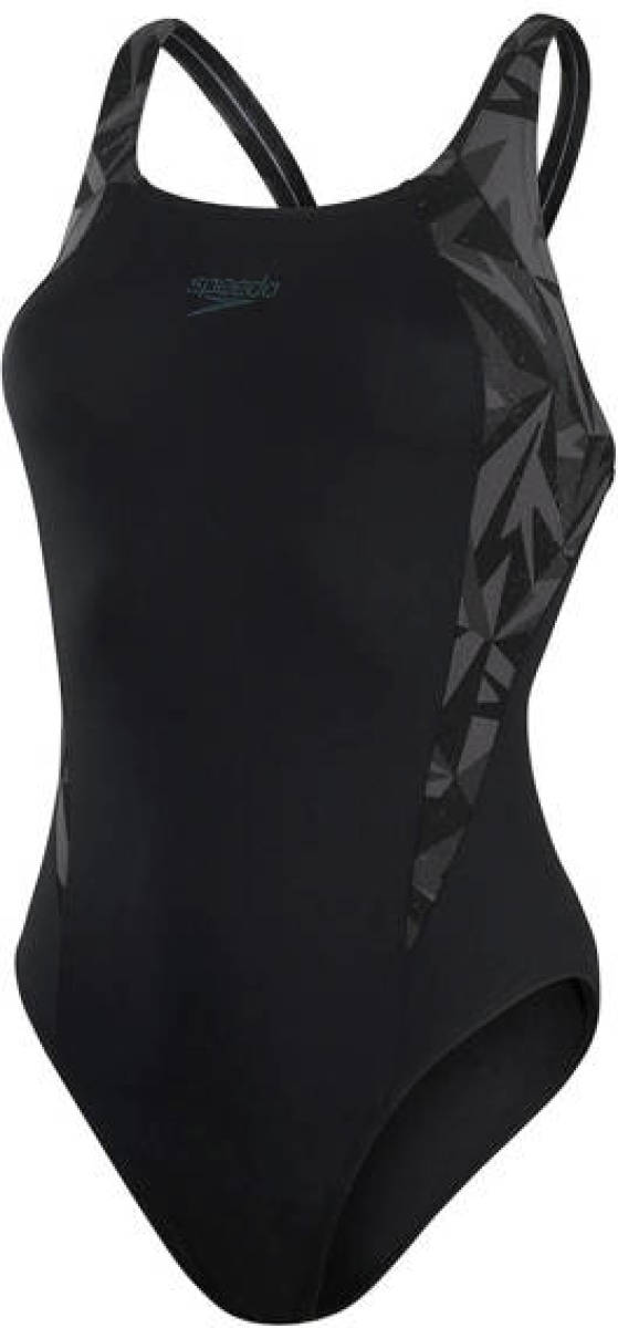 Speedo Endurance+ sportbadpak Boom Splice zwart/grijs