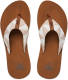 Reef Spring Woven teenslippers beige/wit