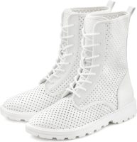 Lascana Laarsjes Boots met vetersluiting en modieuze uitsparingen