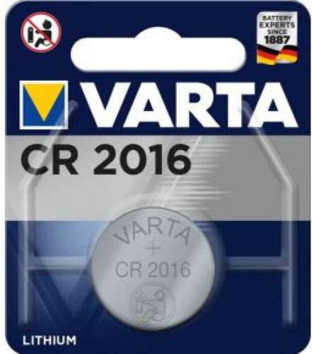 Varta CR2016 lithium batterij 3 V 80 mAh 1-blister