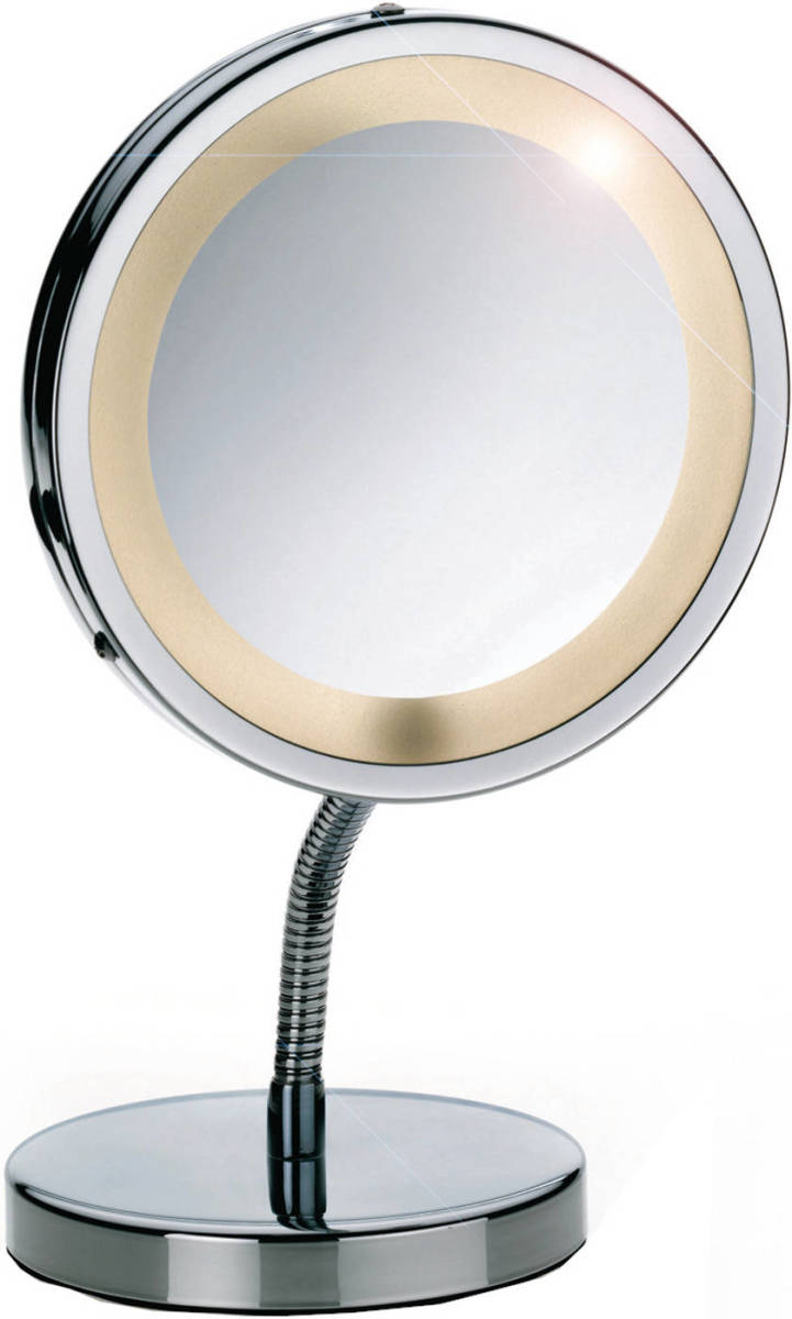 Kela Spiegel Lola Led 15 X 27,5 Cm Staal Zilver
