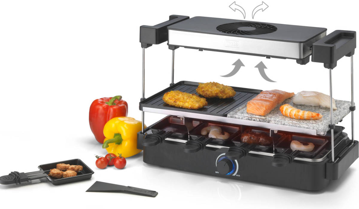 Gourmet Chef Grill En Steen Trebs 15100 Rvs-zwart