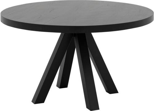 Goossens Eettafel Blade, Strak blad rond 140 x 140 cm 6 cm dik