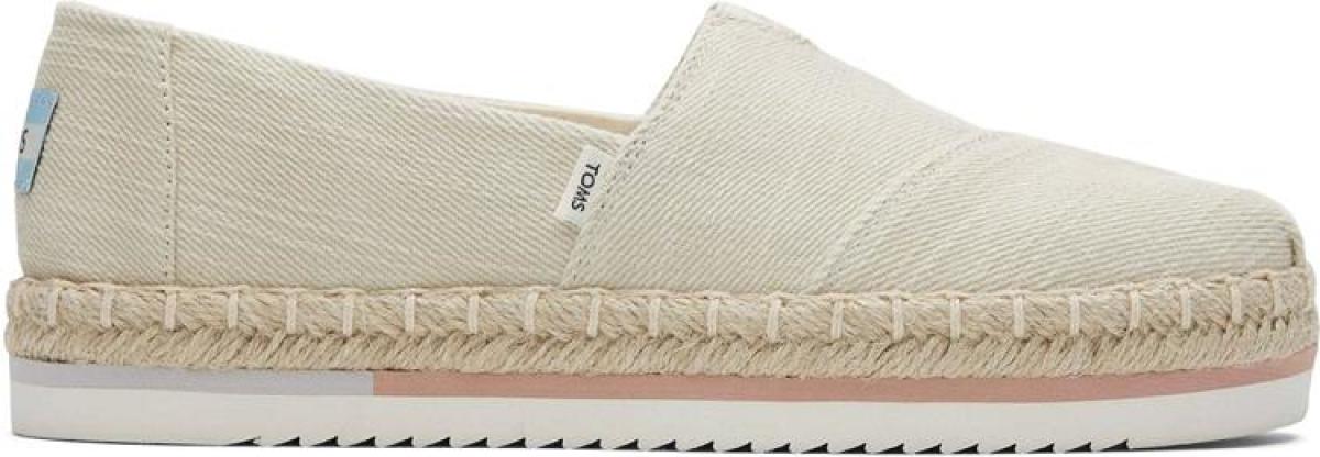 Toms Alpargata Platform Rope Vegan
